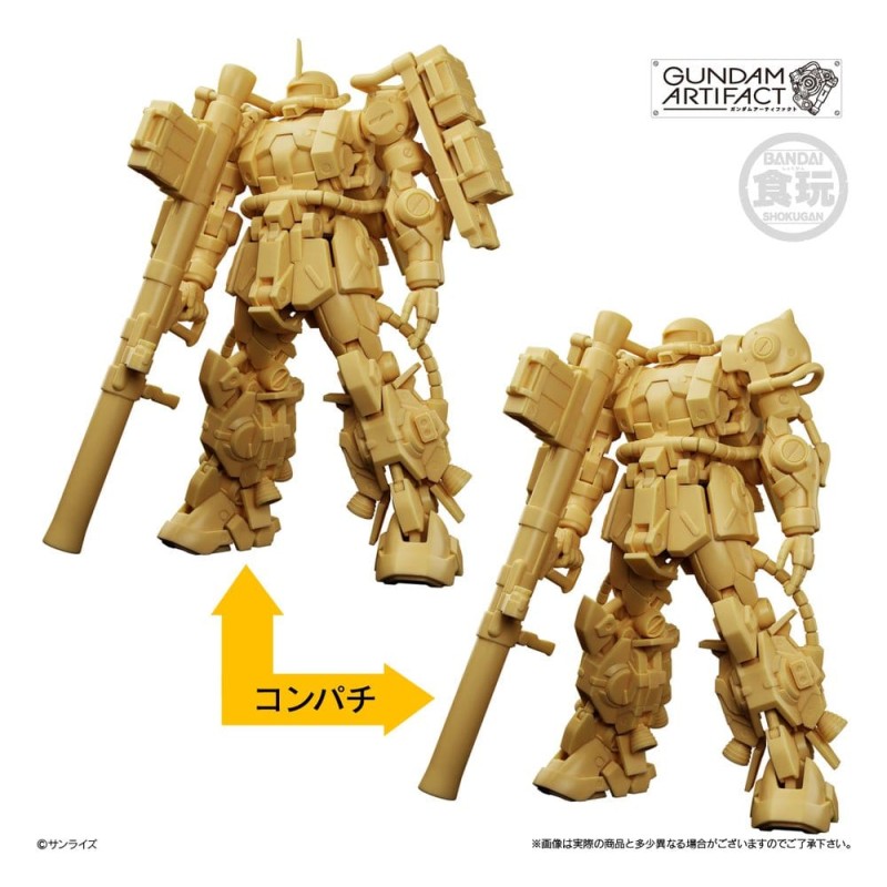 Gundam Artifact Maquette en Plastique Best Selection 6 cm Assortiment (6)