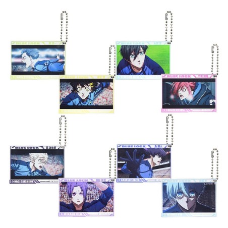 Blue Lock blind box assortiment Porte-clés en acrylique (8)