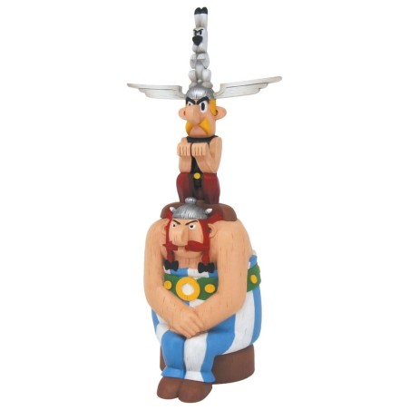 Astérix Resin statuette Totem Astérix, Obélix & Idéfix 40 cm