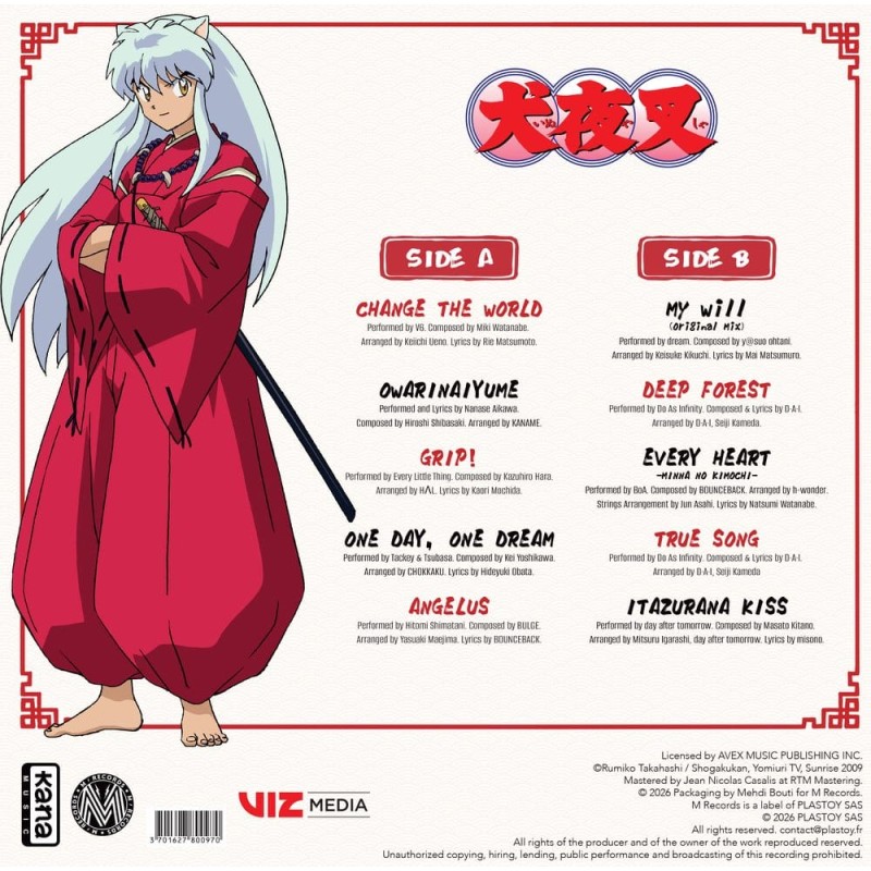 Inuyasha Music Collection vinyle