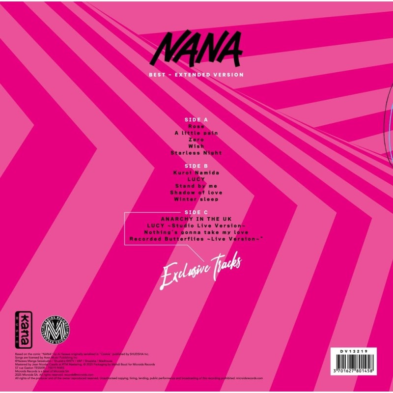 Nana Best Collection vinyle 2 x LP Extended Version