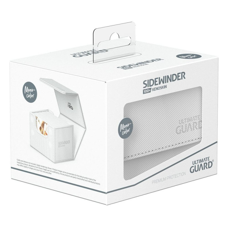 produit : Sidewinder 100+ XenoSkin Monocolor Blanc marque : Ultimate Guard