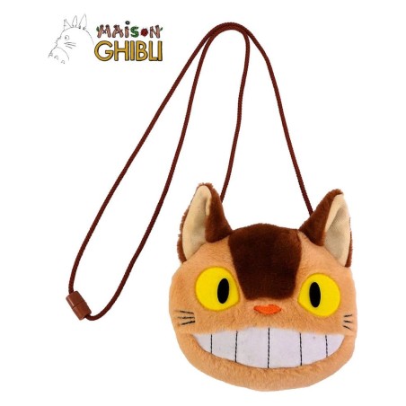 Mon voisin Totoro sacoche peluche à cordon Catbus 15 x 14 cm