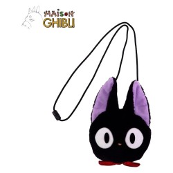 Kiki la petite sorcière sacoche peluche à cordon Jiji 18 x 12 cm