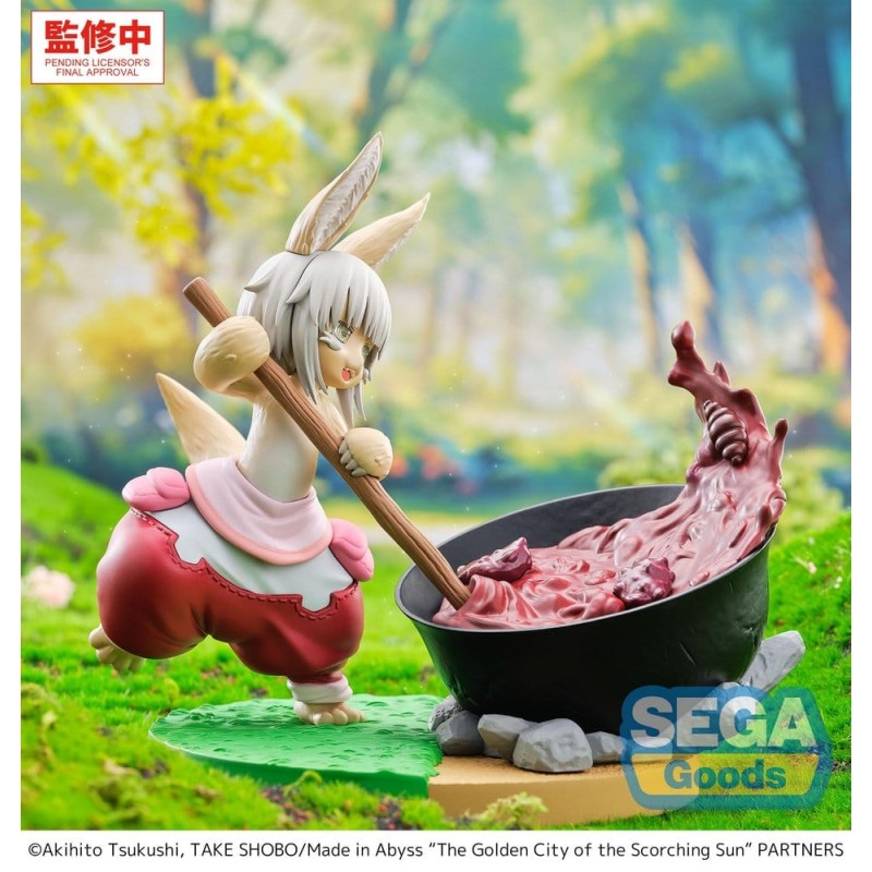 Made in Abyss: The Golden City of the Scorching Sun Luminasta figurine PVC Nanachi ~Dreaming of Mealtime~ 14 cm