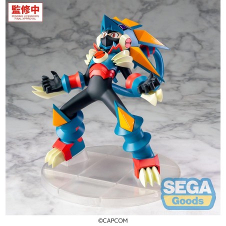 Mega Man Battle Network figurine PVC Luminasta Mega Man Gregar Beast 17 cm