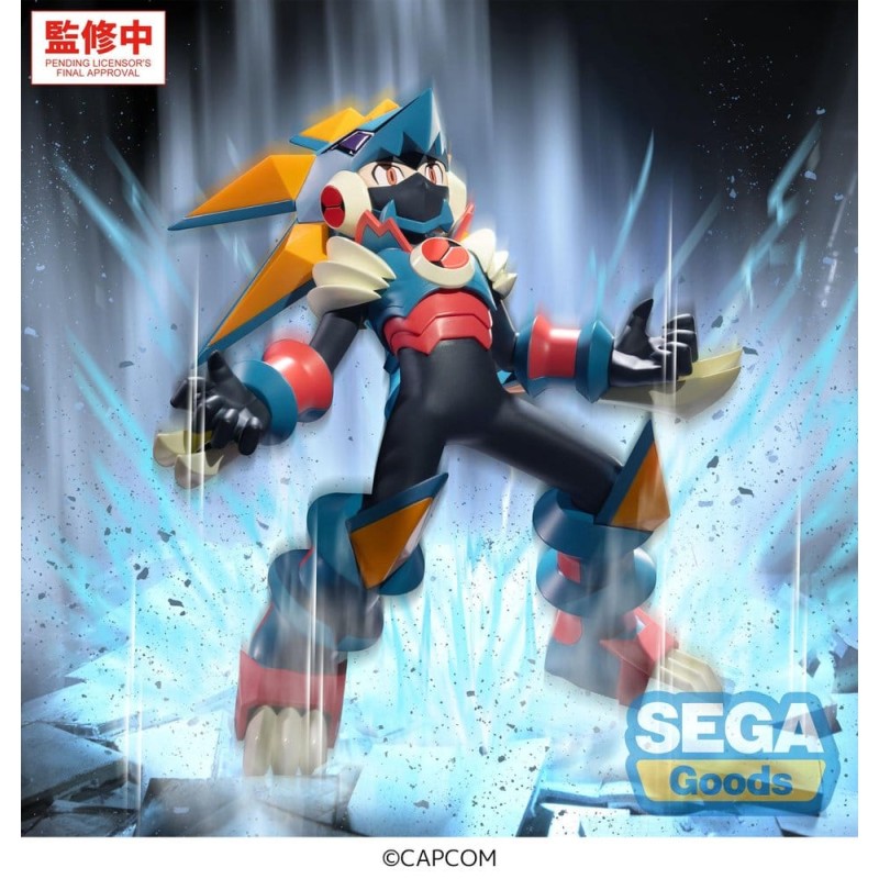 Mega Man Battle Network figurine PVC Luminasta Mega Man Gregar Beast 17 cm