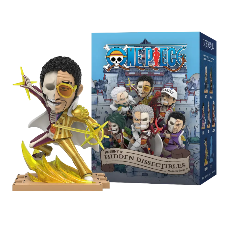 One Piece - Figurine PVC Mighty Jaxx - Freeny's Hidden Dissectibles (Marines Edition)