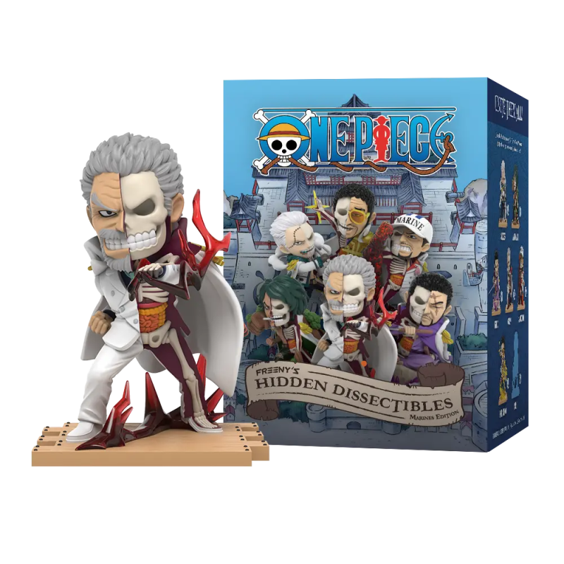 One Piece - Figurine PVC Mighty Jaxx - Freeny's Hidden Dissectibles (Marines Edition)