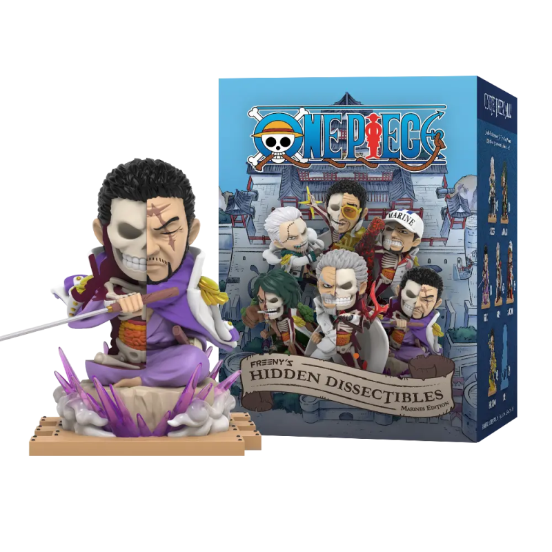 One Piece - Figurine PVC Mighty Jaxx - Freeny's Hidden Dissectibles (Marines Edition)