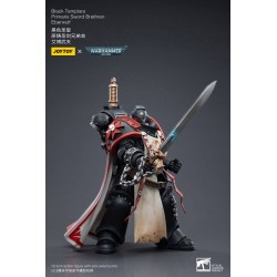 Warhammer 40k figurine 1/18 Black Templars Primaris Sword Brethren Eberwulf 12 cm