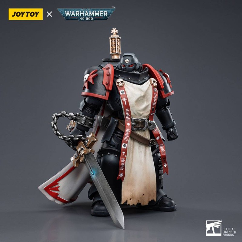Warhammer 40k 1/18k Zwarte Tempeliers Primaris Zwaardbroeders Eberwulf Figuur 12cm
