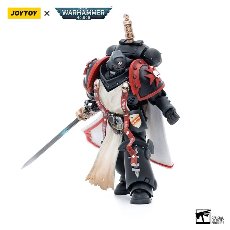 Warhammer 40k 1/18k Zwarte Tempeliers Primaris Zwaardbroeders Eberwulf Figuur 12cm