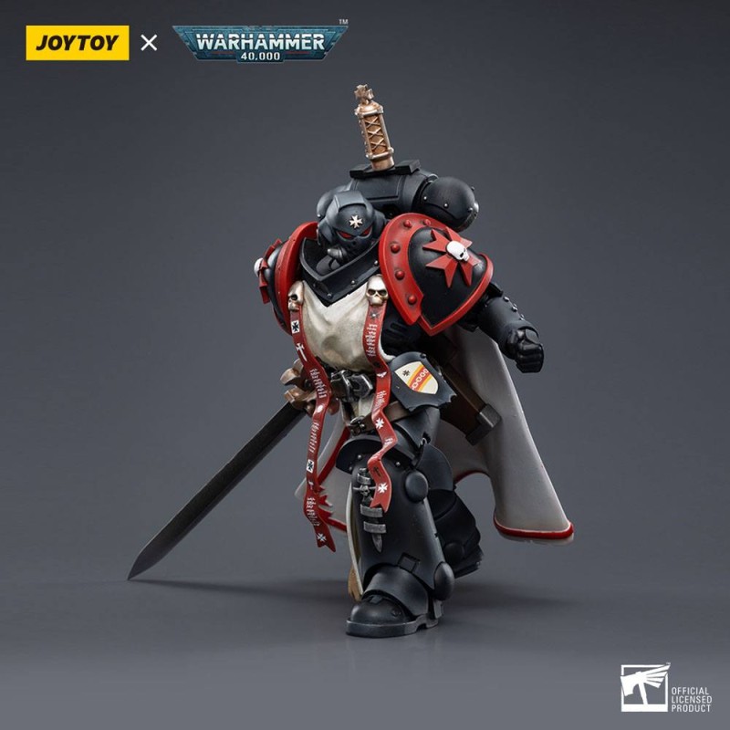 Warhammer 40k 1/18k Zwarte Tempeliers Primaris Zwaardbroeders Eberwulf Figuur 12cm