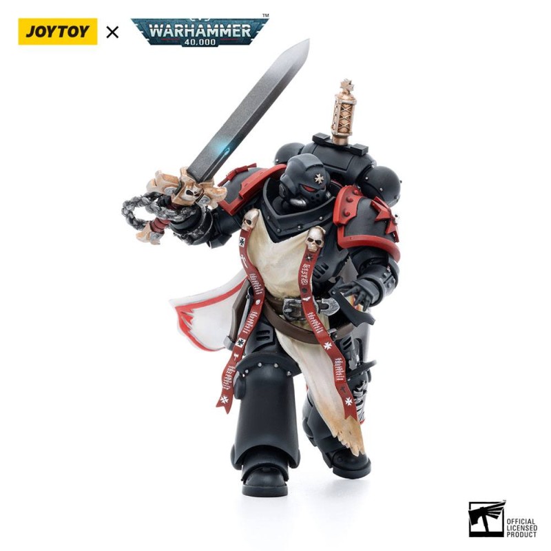 Warhammer 40k 1/18k Zwarte Tempeliers Primaris Zwaardbroeders Eberwulf Figuur 12cm