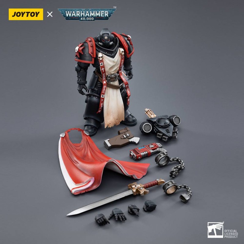 Warhammer 40k 1/18k Zwarte Tempeliers Primaris Zwaardbroeders Eberwulf Figuur 12cm