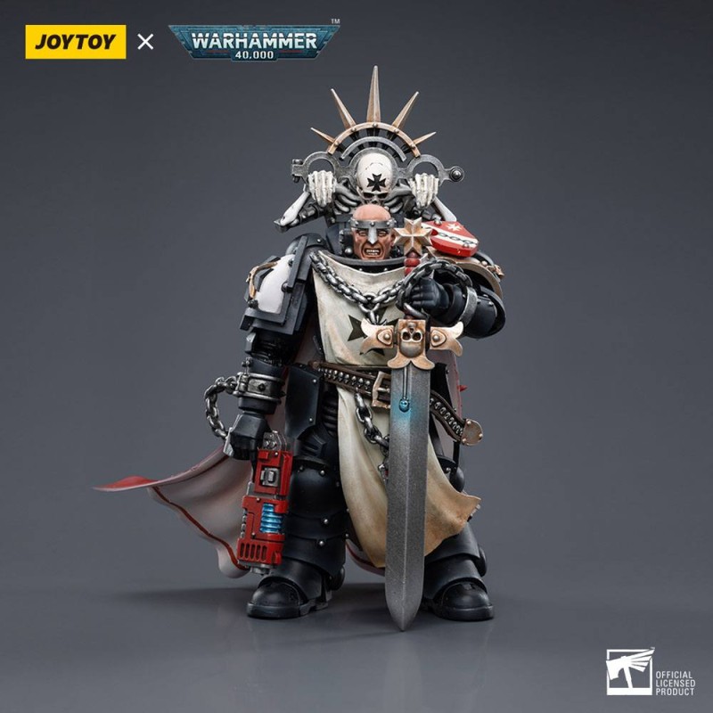 Warhammer 40k 1/18 Black Templars Marshal Baldeckrath 12 cm figuur