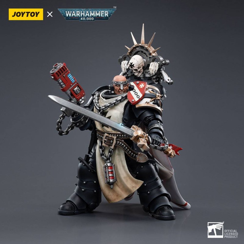 Warhammer 40k 1/18 Black Templars Marshal Baldeckrath 12 cm figuur