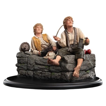 Le Seigneur des Anneaux statuette Merry et Pippin 12 cm