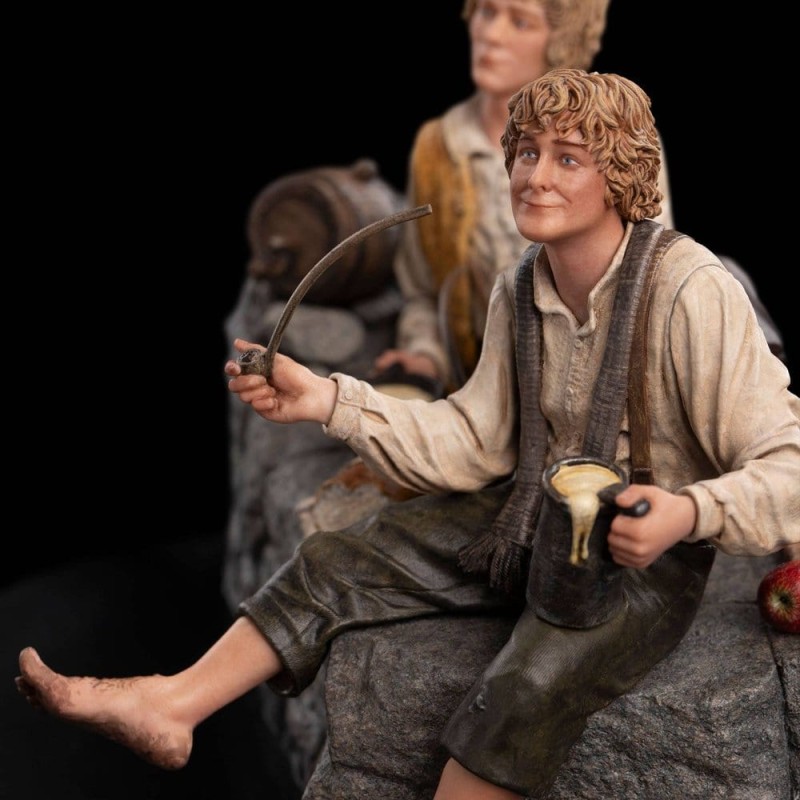 In de Ban van de Ring, Vrolijk en Pippin-beeldje, 12 cm