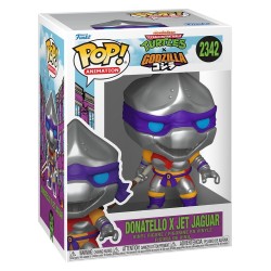 Teenage Mutant Ninja Turtles x Godzilla POP! Donatello x Jet Jaguar Figurine Vinyl Animatie 9 cm