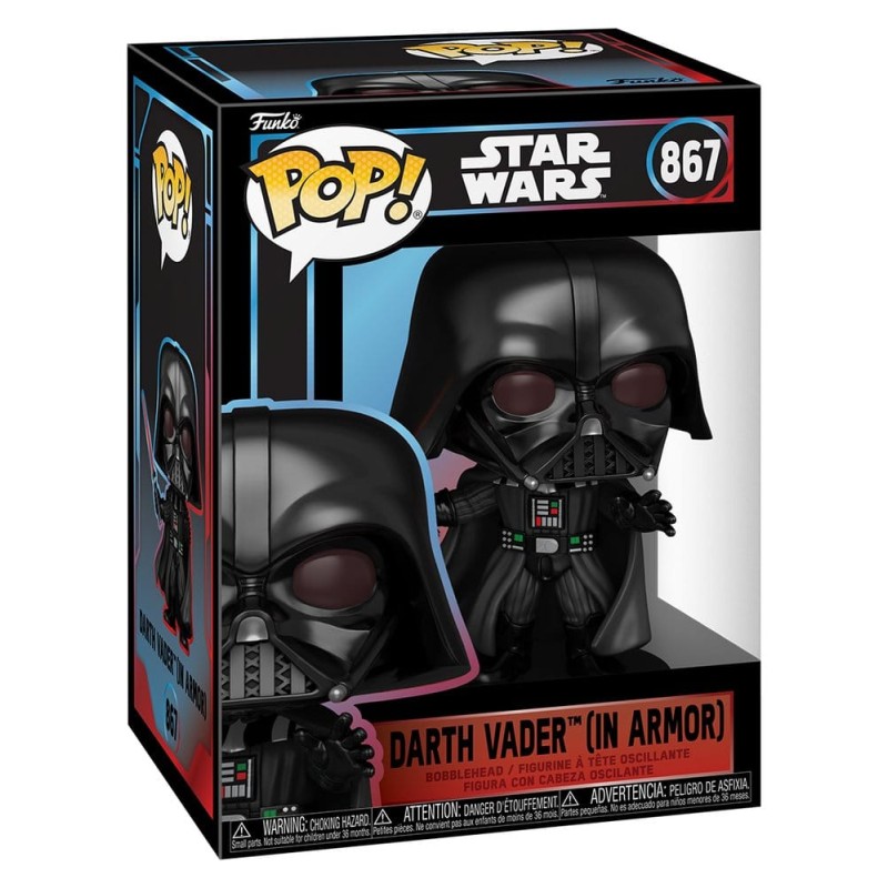Star Wars POP! Vinyl figuur Bobble Head Darth Vader (In Armor) 11 cm