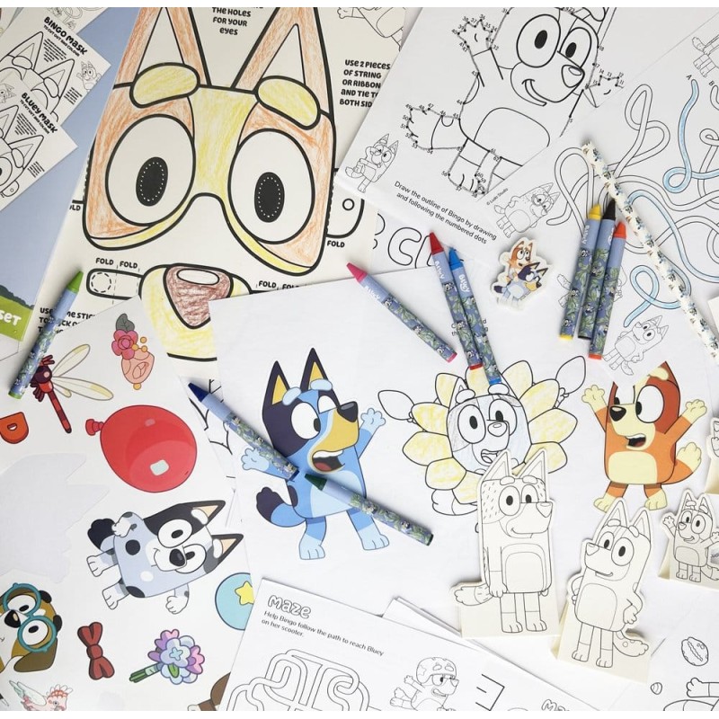 Bluey Set d'activités et de jeux