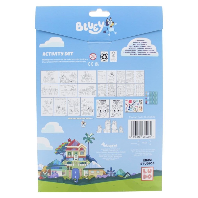 Bluey Set d'activités et de jeux