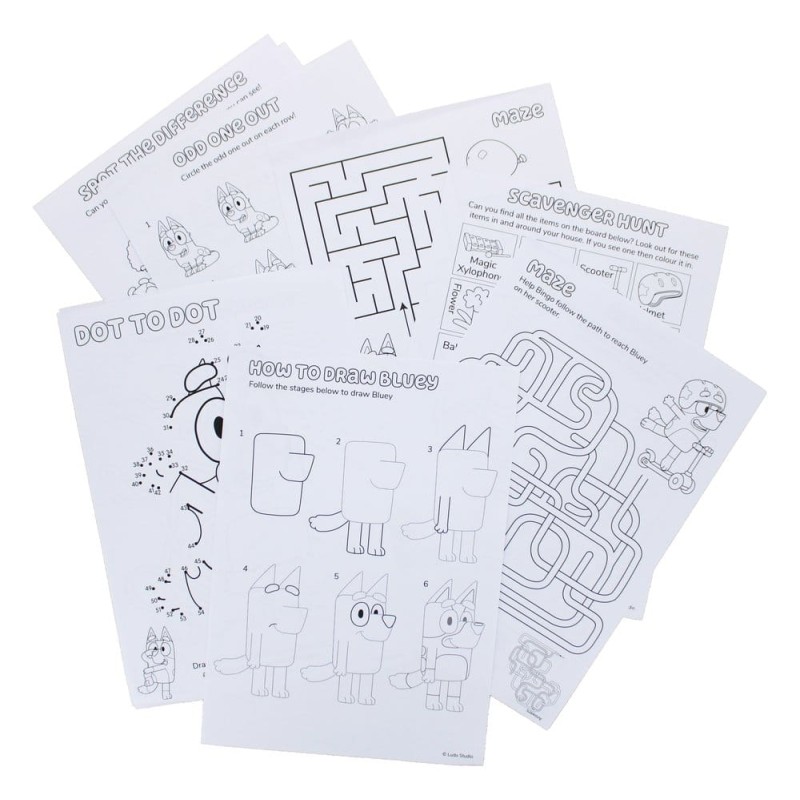 Bluey Set d'activités et de jeux