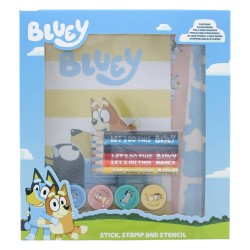 Bluey Set de coloriage créatif 14 pièces
