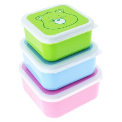 Les Bisounours pack 3 boîtes à goûter