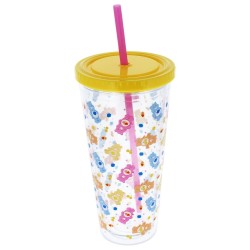 Les Bisounours Gobelet avec Paille 350 ml