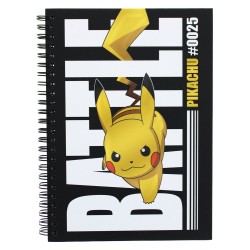 Pokémon Carnet de notes A5 Battle Pikachu