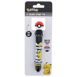 Pokémon Stylo Multicolore Spinny Pokéball