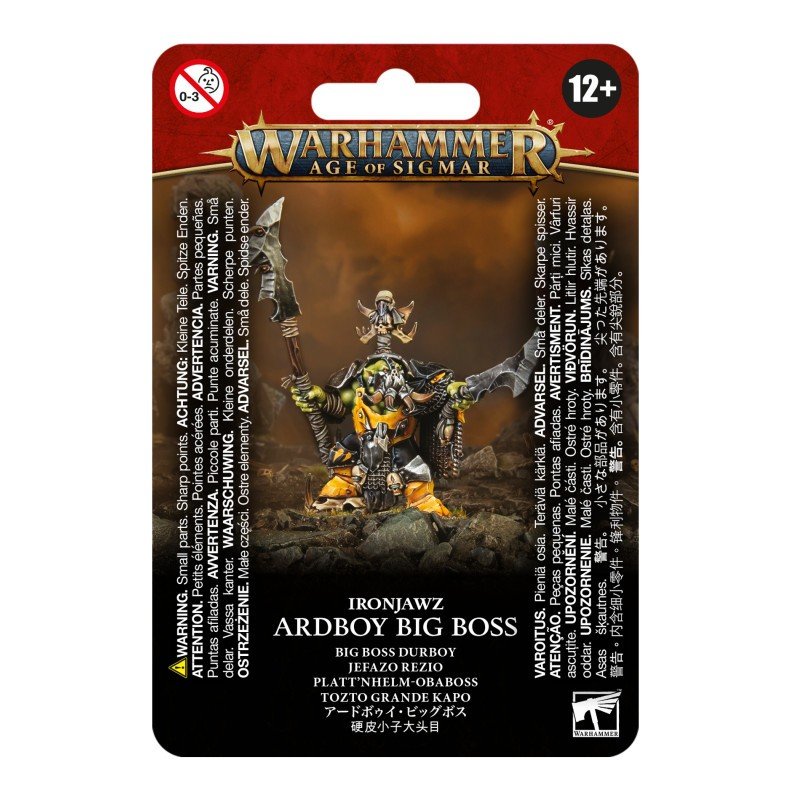 Warhammer Age van Sigmar - Orruk Warclans : Ardboy Big Boy/ Big Boss Durboy