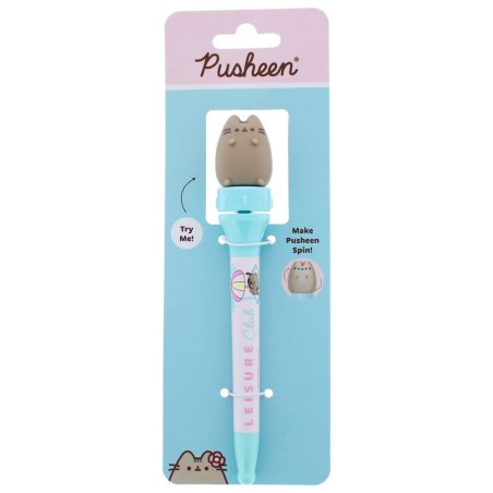 Pusheen Stylo Spinny Leisure Club Bleu