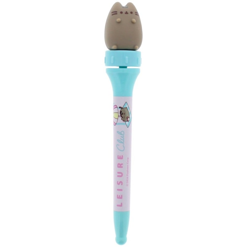 Pusheen Stylo Spinny Leisure Club Bleu