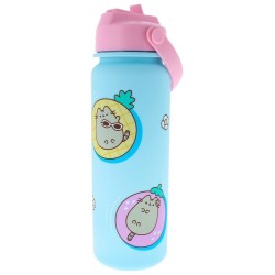 Pusheen bouteille d'eau Flip Top By The Pool Bleu