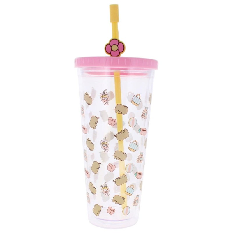Pusheen Cup with Straw 700 ml