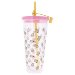 Pusheen Cup with Straw 700 ml