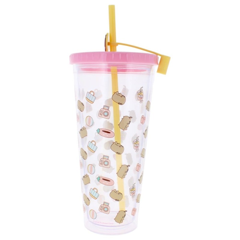 Pusheen Cup with Straw 700 ml