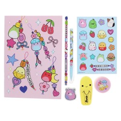 Squishmallows 7-piece Squish Squad stationery set