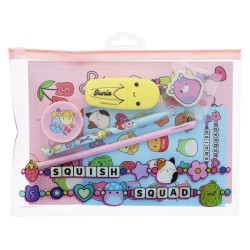 Squishmallows 7-piece Squish Squad stationery set