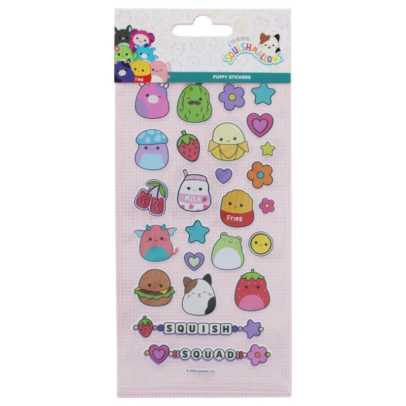 Squishmallows Set d'autocollants Super Puffy