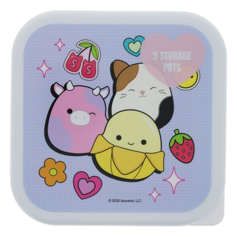 Squishmallows Snack Boxes Pack of 3