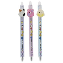 Squishmallows Stylo Gel Effaçable Pack de 3