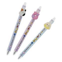 Squishmallows Stylo Gel Effaçable Pack de 3