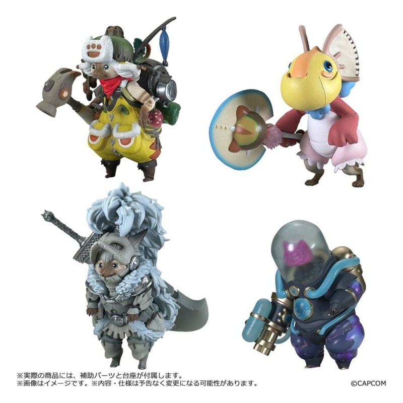 Monster Hunter Blind Box Assortiment Standaardmodel Plus Mini Figuur Palico Collectie Vol. 1 (4)