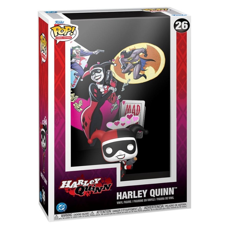 DC Comics POP! Stripomslagen Vinyl Harley Quinn Figuur 9 cm