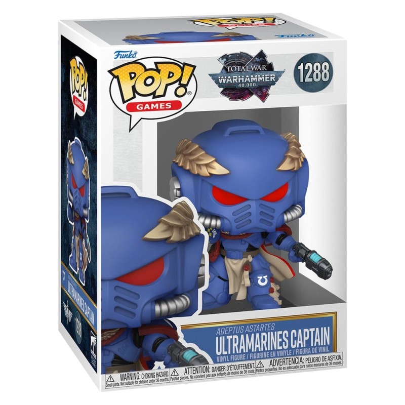 Warhammer 40,000 POP! Games Vinyl figurine Ultramarines Captain 9 cm